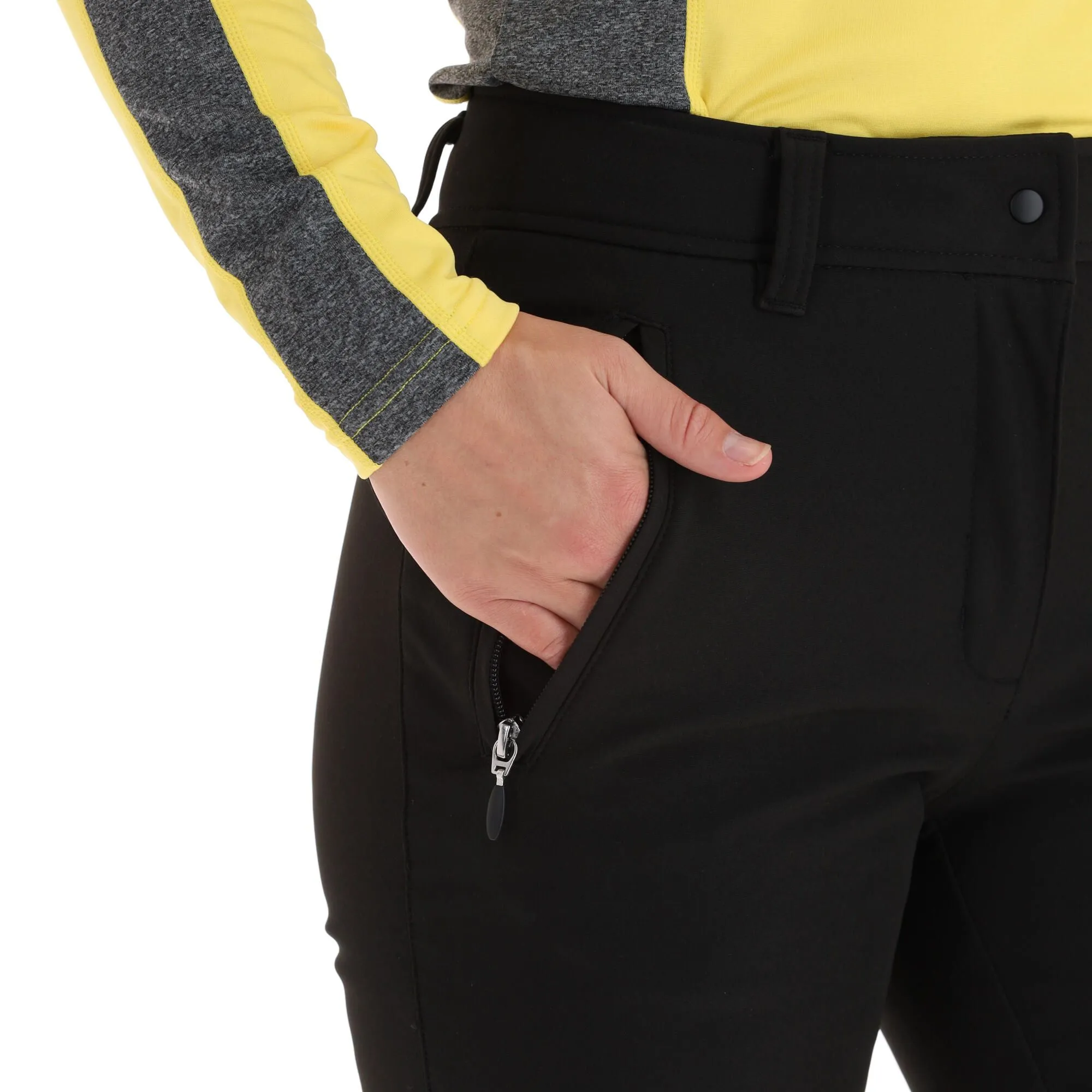 Icepeak, Entiat Pantalon De Ski En Softshell Femmes Noir 7 Icepeak, Entiat Pantalon De Ski En Softshell Femmes Noir – Image 5