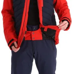 Icepeak, Esmond Veste De Ski Hommes Classic Rouge -ColourWear Soldes icepeak esmond aa jas gevoerd heren classic rood 22icepe271v3 BI 09