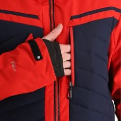 Icepeak, Esmond Veste De Ski Hommes Classic Rouge -ColourWear Soldes icepeak esmond aa jas gevoerd heren classic rood 22icepe271v3 BI 11