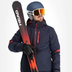 Icepeak, Essen Veste De Ski Hommes Dark Bleu -ColourWear Soldes icepeak essen aa jas gevoerd heren dark blauw 22icepe243v1 BI 05