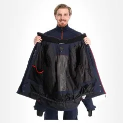 Icepeak, Essen Veste De Ski Hommes Dark Bleu -ColourWear Soldes icepeak essen aa jas gevoerd heren dark blauw 22icepe243v1 BI 06