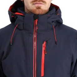 Icepeak, Essen Veste De Ski Hommes Dark Bleu -ColourWear Soldes icepeak essen aa jas gevoerd heren dark blauw 22icepe243v1 BI 10