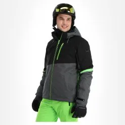 Icepeak, Essen Veste De Ski Hommes Noir -ColourWear Soldes icepeak essen aa jas gevoerd heren zwart 22icepe243v2 BI 04