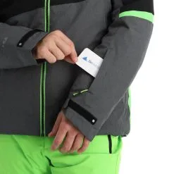 Icepeak, Essen Veste De Ski Hommes Noir -ColourWear Soldes icepeak essen aa jas gevoerd heren zwart 22icepe243v2 BI 08