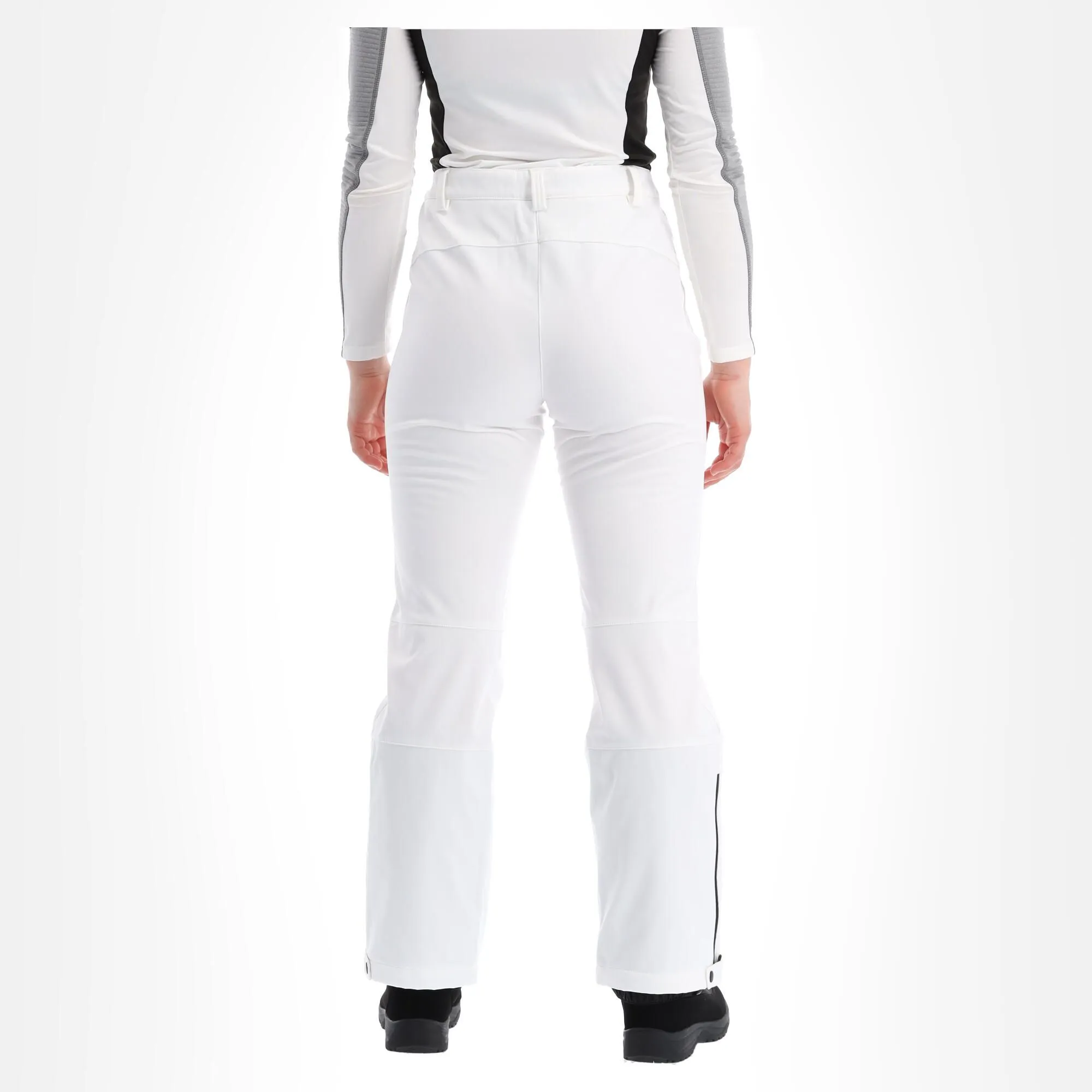 Icepeak, Frechen Pantalon De Ski En Softshell Modèle Court Femmes Optic Blanc 4 Icepeak, Frechen Pantalon De Ski En Softshell Modèle Court Femmes Optic Blanc – Image 2