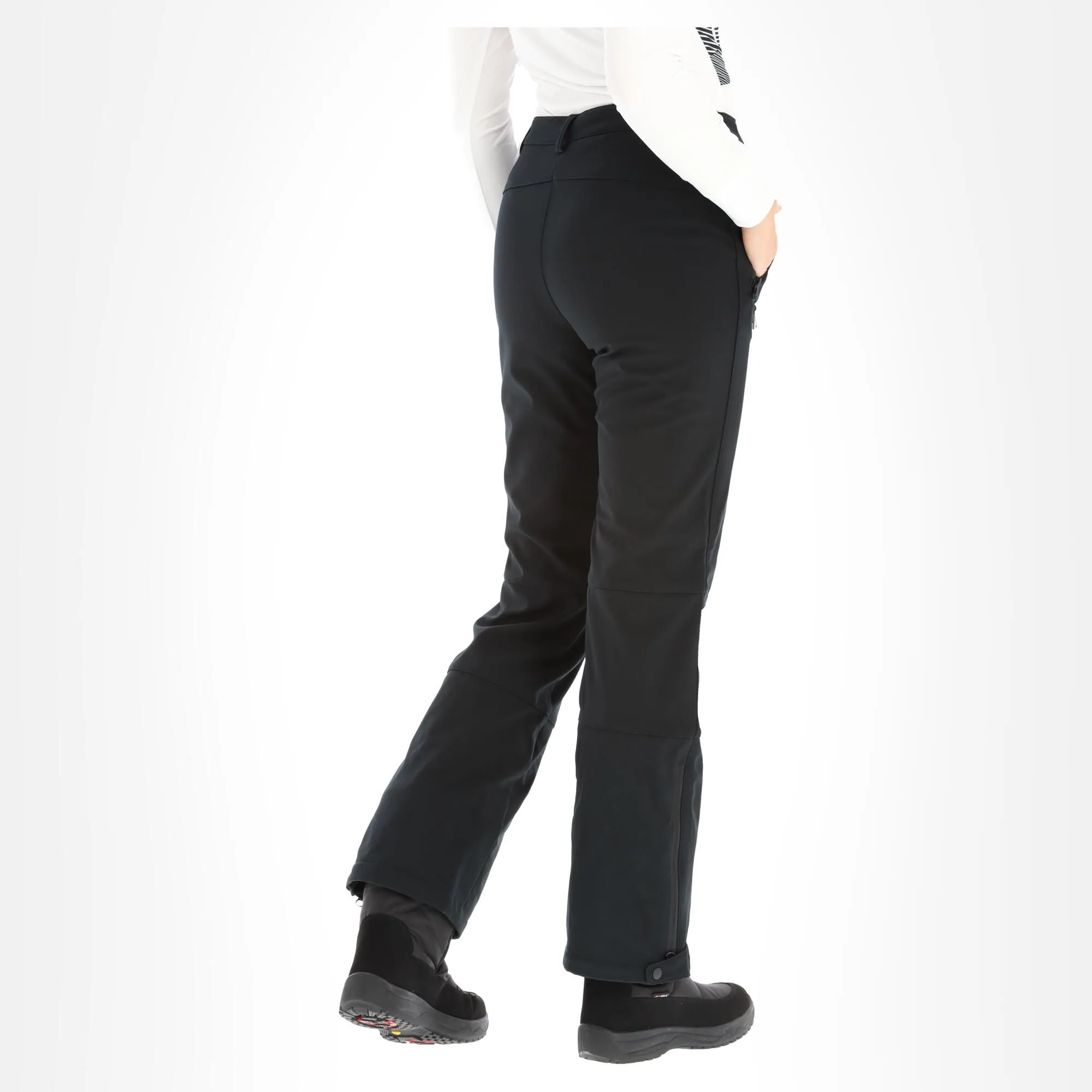 Icepeak, Frechen Pantalon De Ski En Softshell Modèle Court Femmes Noir 4 Icepeak, Frechen Pantalon De Ski En Softshell Modèle Court Femmes Noir – Image 2