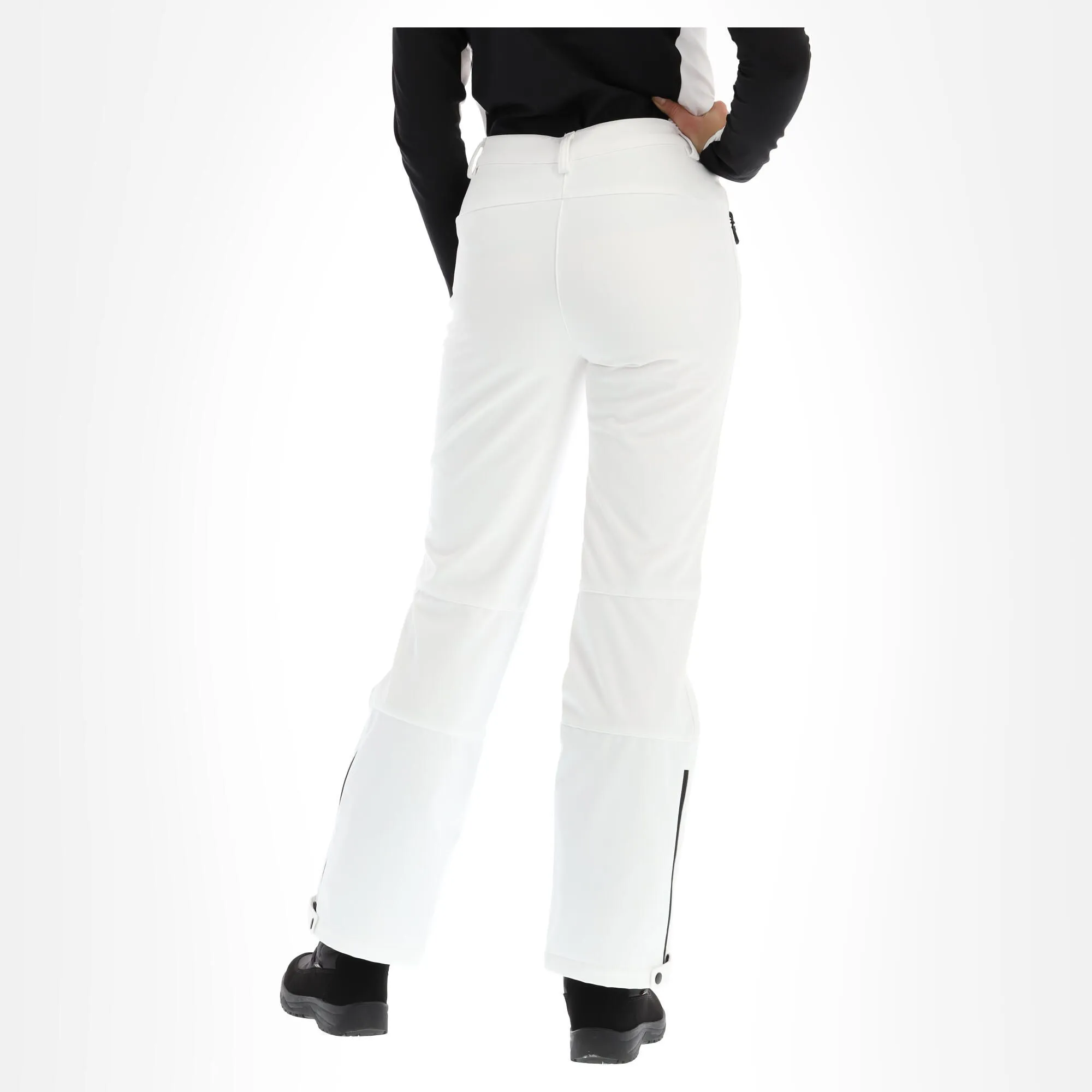 Icepeak, Frechen Pantalon De Ski En Softshell Slim Fit Femmes Optical Blanc 4 Icepeak, Frechen Pantalon De Ski En Softshell Slim Fit Femmes Optical Blanc – Image 2