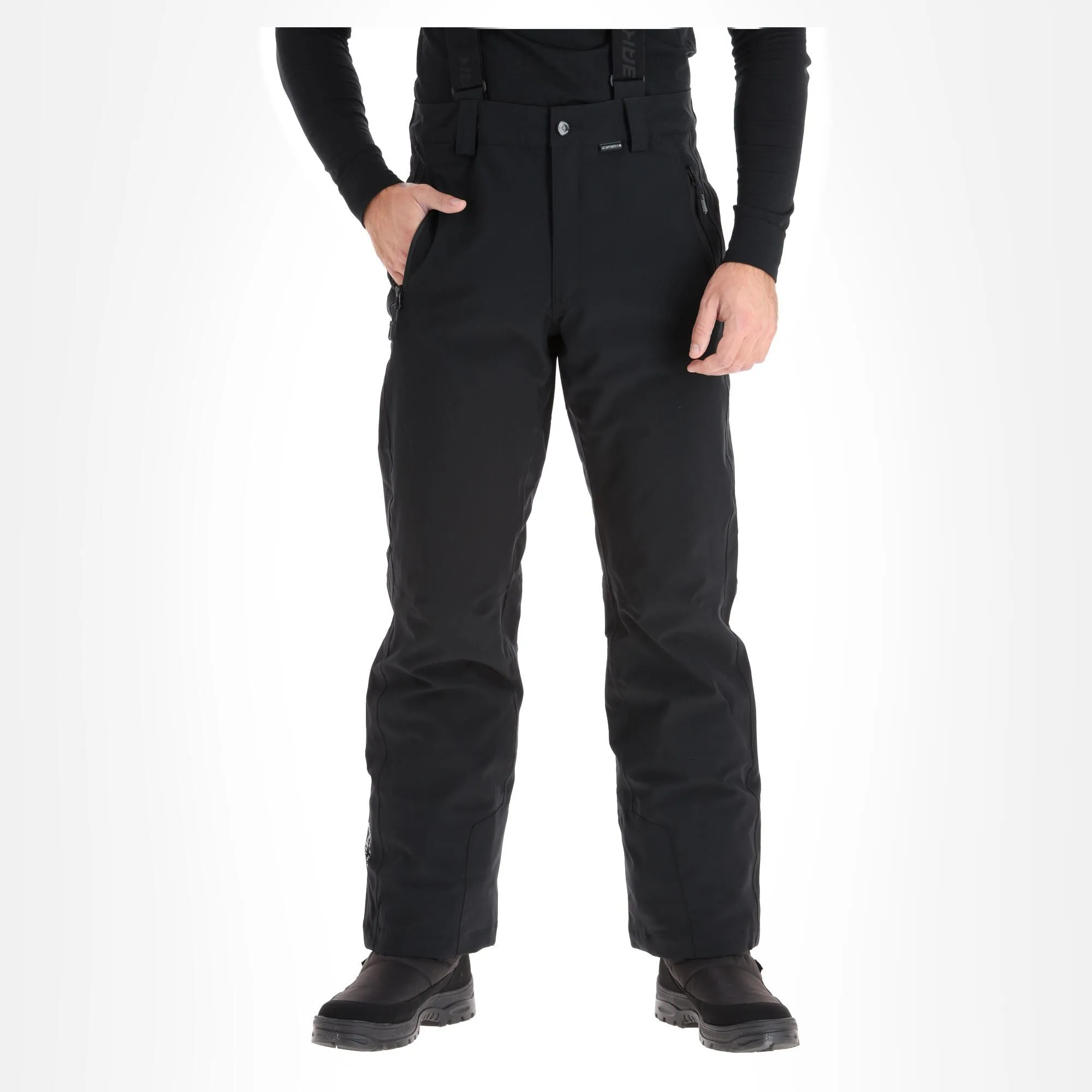 Icepeak, Freiberg Pantalon De Ski Modèle Court Hommes Noir 3 Icepeak, Freiberg Pantalon De Ski Modèle Court Hommes Noir