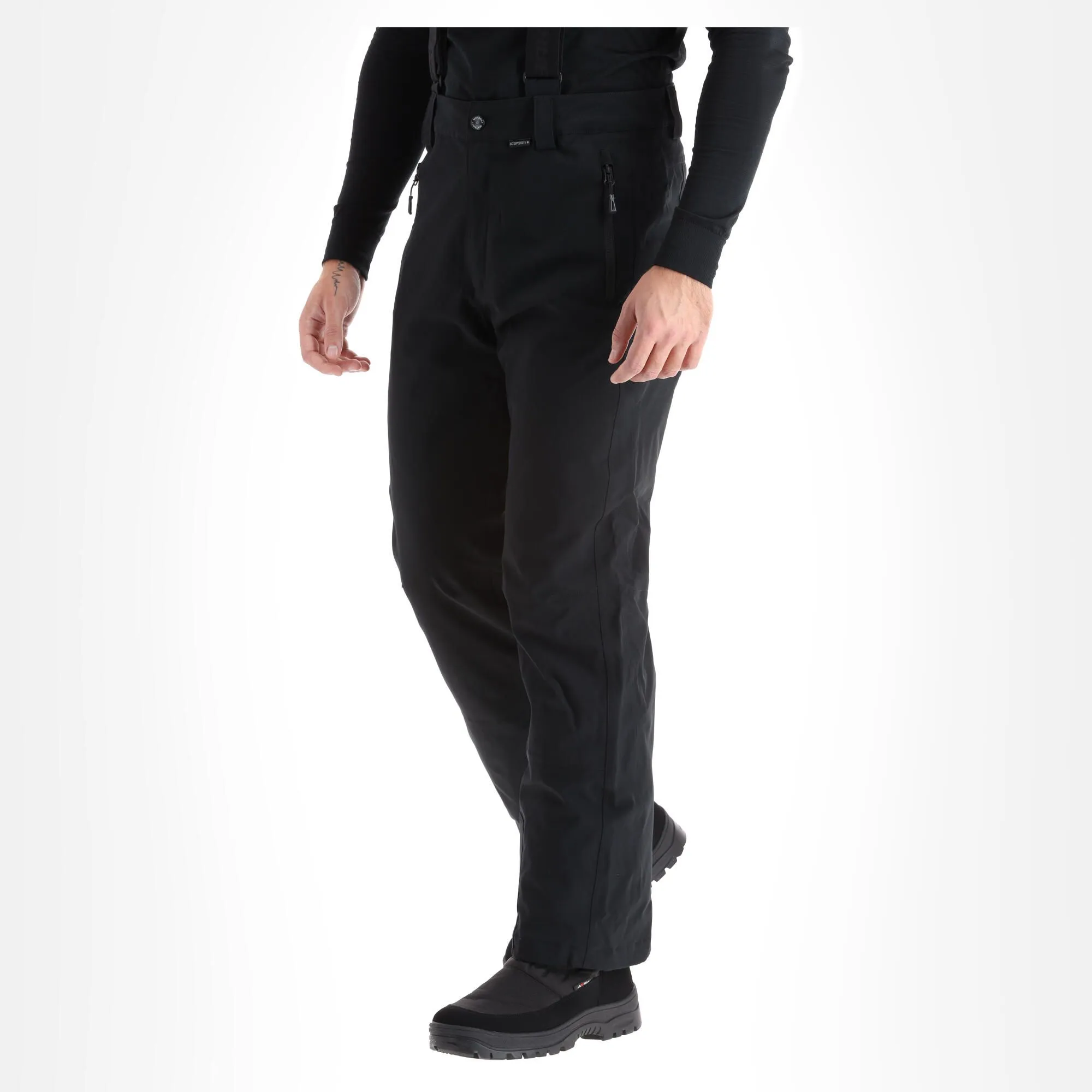 Icepeak, Freiberg Pantalon De Ski Modèle Court Hommes Noir 5 Icepeak, Freiberg Pantalon De Ski Modèle Court Hommes Noir – Image 3