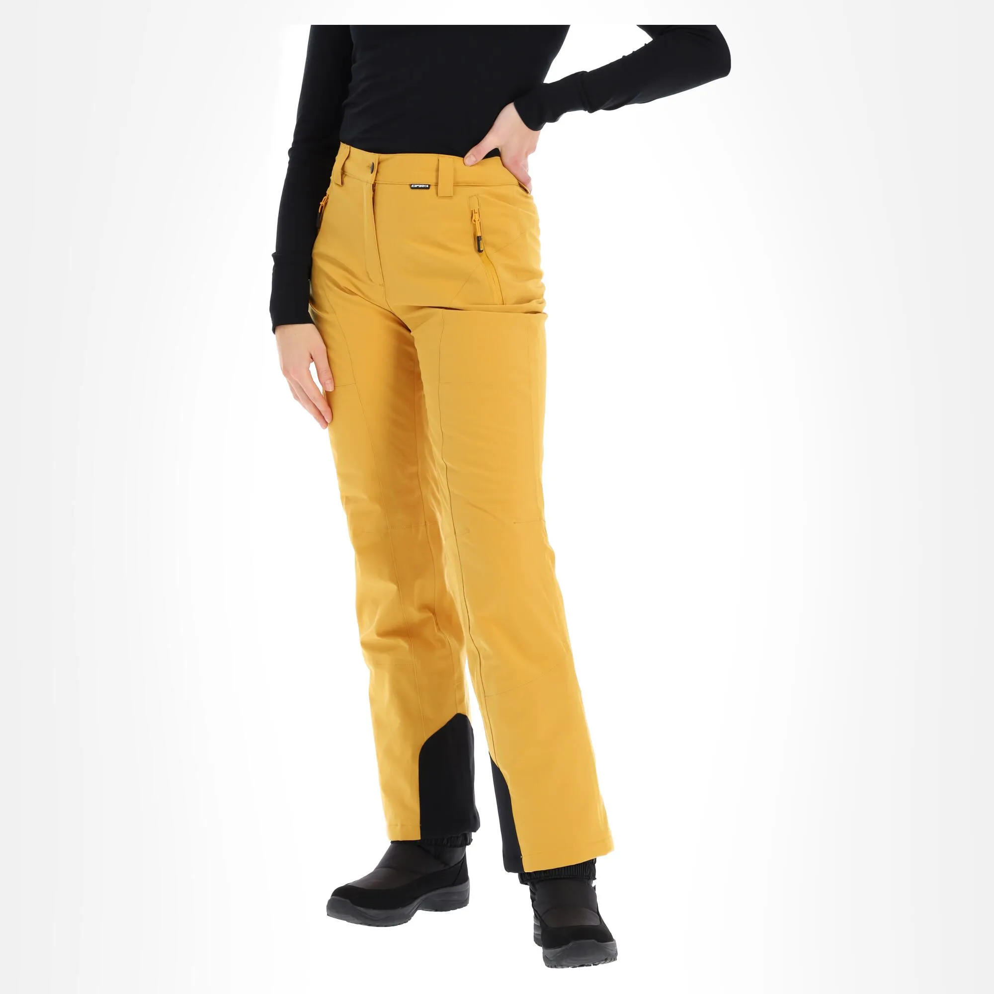 Icepeak, Freyung Pantalon De Ski Slim Fit Femmes Fudge Brun 4 Icepeak, Freyung Pantalon De Ski Slim Fit Femmes Fudge Brun – Image 2