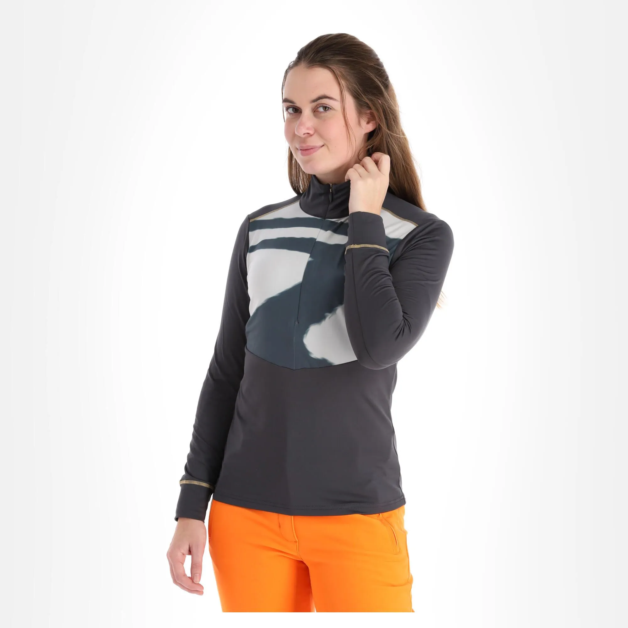 Icepeak, Ewen Pull De Ski Slim Fit Femmes Granite Gris 4 Icepeak, Ewen Pull De Ski Slim Fit Femmes Granite Gris – Image 2