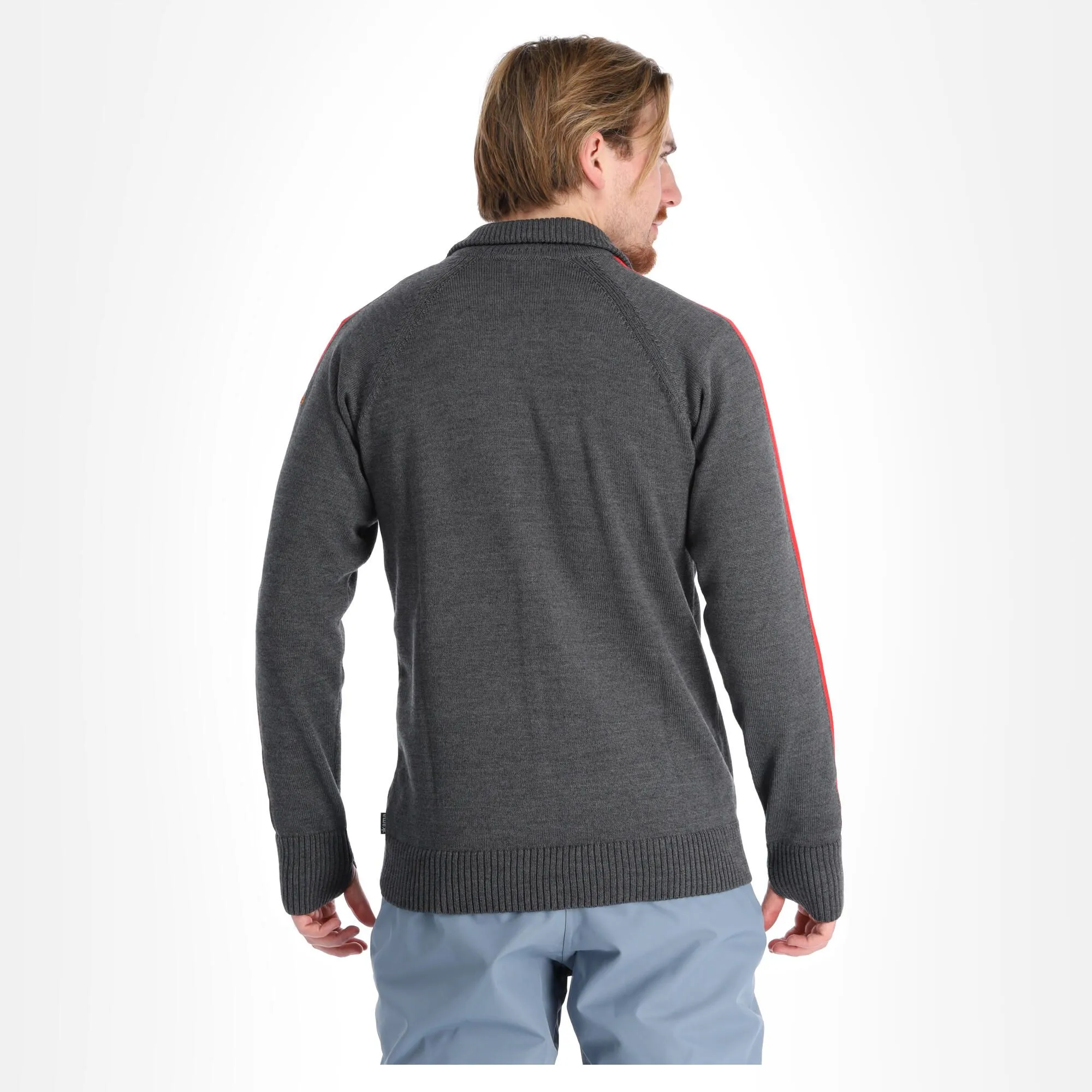 Kama, Merino Sweater Pull Hommes Graphite Gris 4 Kama, Merino Sweater Pull Hommes Graphite Gris – Image 2