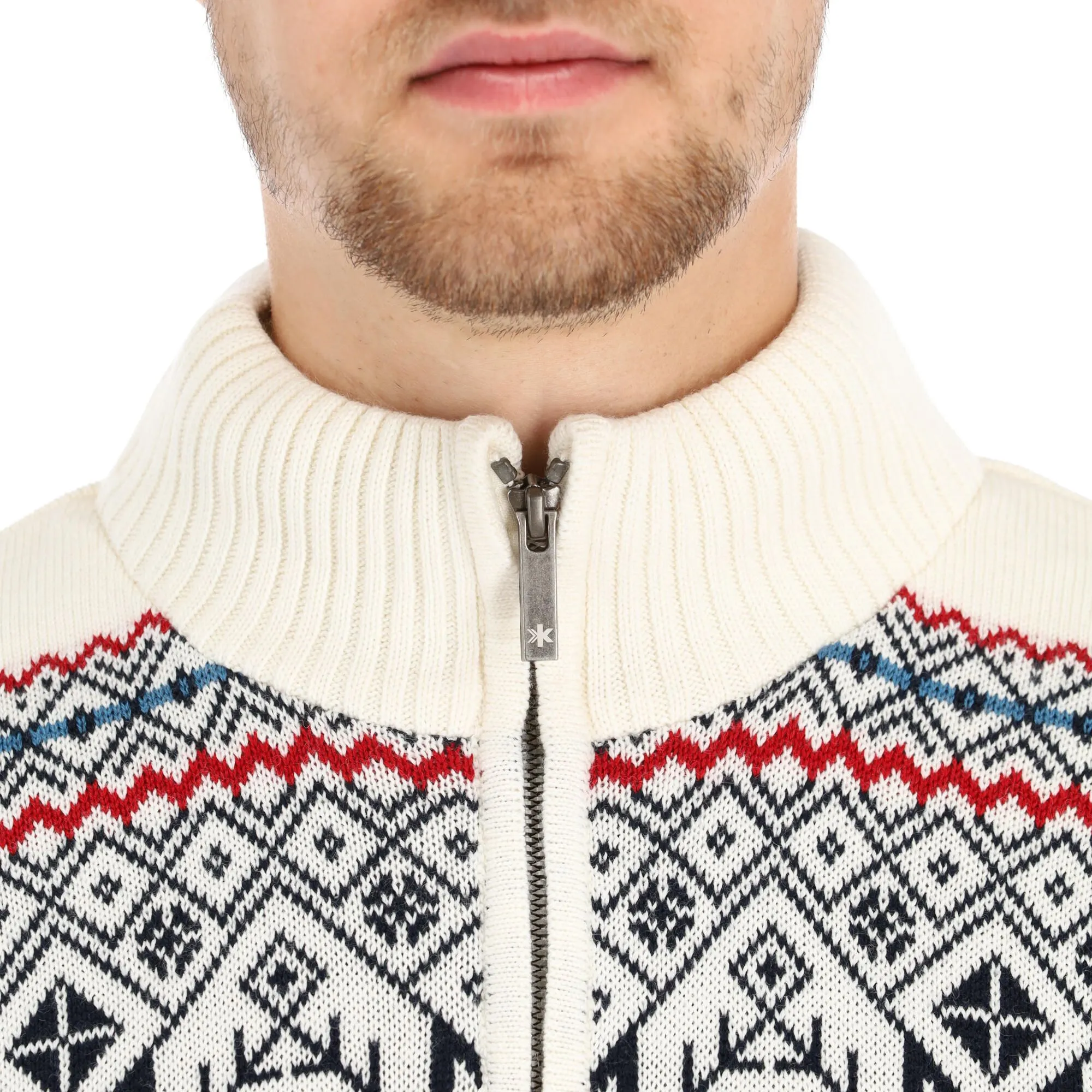 Kama, Sweater Windstopper Pull Hommes Blanc 7 Kama, Sweater Windstopper Pull Hommes Blanc – Image 5