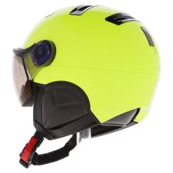 Kask, Firefly Visor Casque De Ski Avec Visière Unisexe Jaune