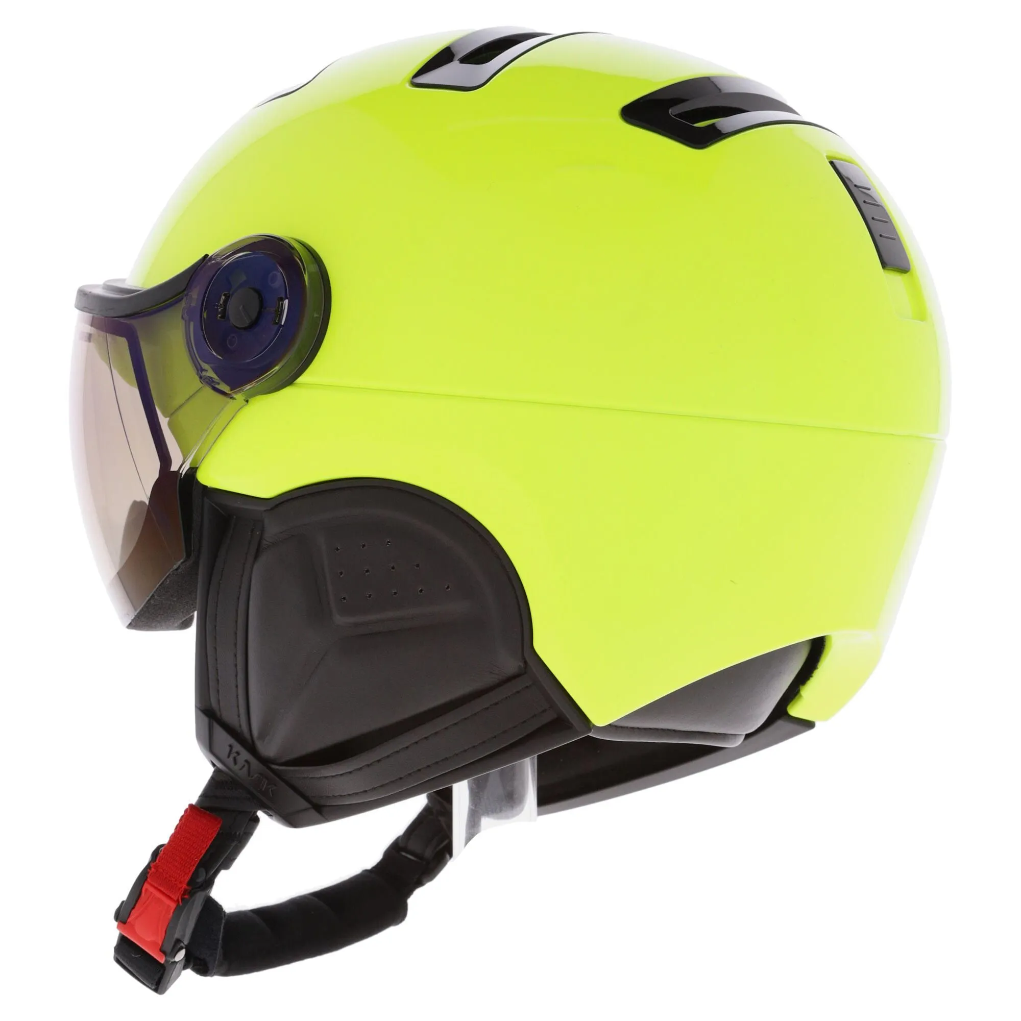 Kask, Firefly Visor Casque De Ski Avec Visière Unisexe Jaune 3 Kask, Firefly Visor Casque De Ski Avec Visière Unisexe Jaune