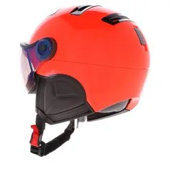 Kask, Firefly Visor Casque De Ski Avec Visière Unisexe Rouge