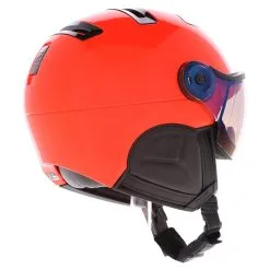 Kask, Firefly Visor Casque De Ski Avec Visière Unisexe Rouge -ColourWear Soldes kask firefly visor oa vizierhelmen unisex rood 22kaskx106v1 BI 04