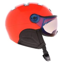 Kask, Firefly Visor Casque De Ski Avec Visière Unisexe Rouge -ColourWear Soldes kask firefly visor oa vizierhelmen unisex rood 22kaskx106v1 BI 05