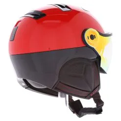 Kask, Montecarlo Visor Casque De Ski Avec Visière Unisexe Rouge -ColourWear Soldes kask montecarlo oa vizierhelmen unisex rood OA40kas014a BI 04