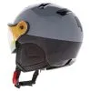 Kask, Montecarlo Visor Casque De Ski Avec Visière Unisexe Solid Gris -ColourWear Soldes kask montecarlo visor oa vizierhelmen unisex solid grijs 22kaskx103v3 BI 02
