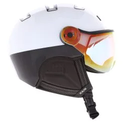 Kask, Montecarlo Visor Casque De Ski Avec Visière Unisexe Blanc -ColourWear Soldes kask montecarlo visor oa vizierhelmen unisex wit 22kaskx103v1 BI 05