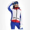 Kelly, Down Jacket Veste De Ski Femmes Ocean Blanc, Bleu -ColourWear Soldes kelly down jacket aa jas gevoerd dames ocean blauw wit 22kelly102v3 BI 02