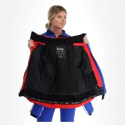 Kelly, Down Jacket Veste De Ski Femmes Ocean Blanc, Bleu -ColourWear Soldes kelly down jacket aa jas gevoerd dames ocean blauw wit 22kelly102v3 BI 06