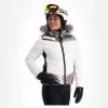 Kelly, Down Jacket Veste De Ski Femmes Stone Blanc -ColourWear Soldes kelly down jacket aa jas gevoerd dames stone wit 22kelly101v3 BI 02