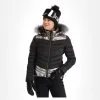 Kelly, Down Jacket Veste De Ski Femmes Stone Noir -ColourWear Soldes kelly down jacket aa jas gevoerd dames stone zwart 22kelly101v1 BI 02