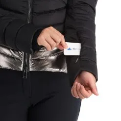 Kelly, Down Jacket Veste De Ski Femmes Stone Noir -ColourWear Soldes kelly down jacket aa jas gevoerd dames stone zwart 22kelly101v1 BI 08