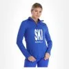 Kelly, Half Zip Midlayer Pull De Ski Femmes Ocean Bleu -ColourWear Soldes kelly half zip midlayer ga ski pully dames ocean blauw 22kelly106v3 BI 02