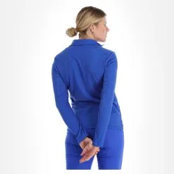 Kelly, Half Zip Midlayer Pull De Ski Femmes Ocean Bleu -ColourWear Soldes kelly half zip midlayer ga ski pully dames ocean blauw 22kelly106v3 BI 03