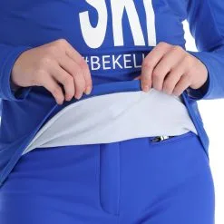 Kelly, Half Zip Midlayer Pull De Ski Femmes Ocean Bleu -ColourWear Soldes kelly half zip midlayer ga ski pully dames ocean blauw 22kelly106v3 BI 06