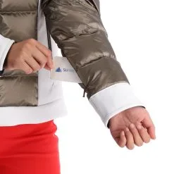 Kelly, Softshell Jacket Veste De Ski Softshell Femmes Blanc, Or -ColourWear Soldes kelly softshell jacket ac softshell jas dames goud wit 22kelly104v4 BI 08