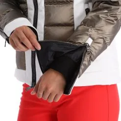 Kelly, Softshell Jacket Veste De Ski Softshell Femmes Blanc, Or -ColourWear Soldes kelly softshell jacket ac softshell jas dames goud wit 22kelly104v4 BI 09