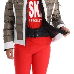 Kelly, Softshell Jacket Veste De Ski Softshell Femmes Blanc, Or -ColourWear Soldes kelly softshell jacket ac softshell jas dames goud wit 22kelly104v4 BI 10