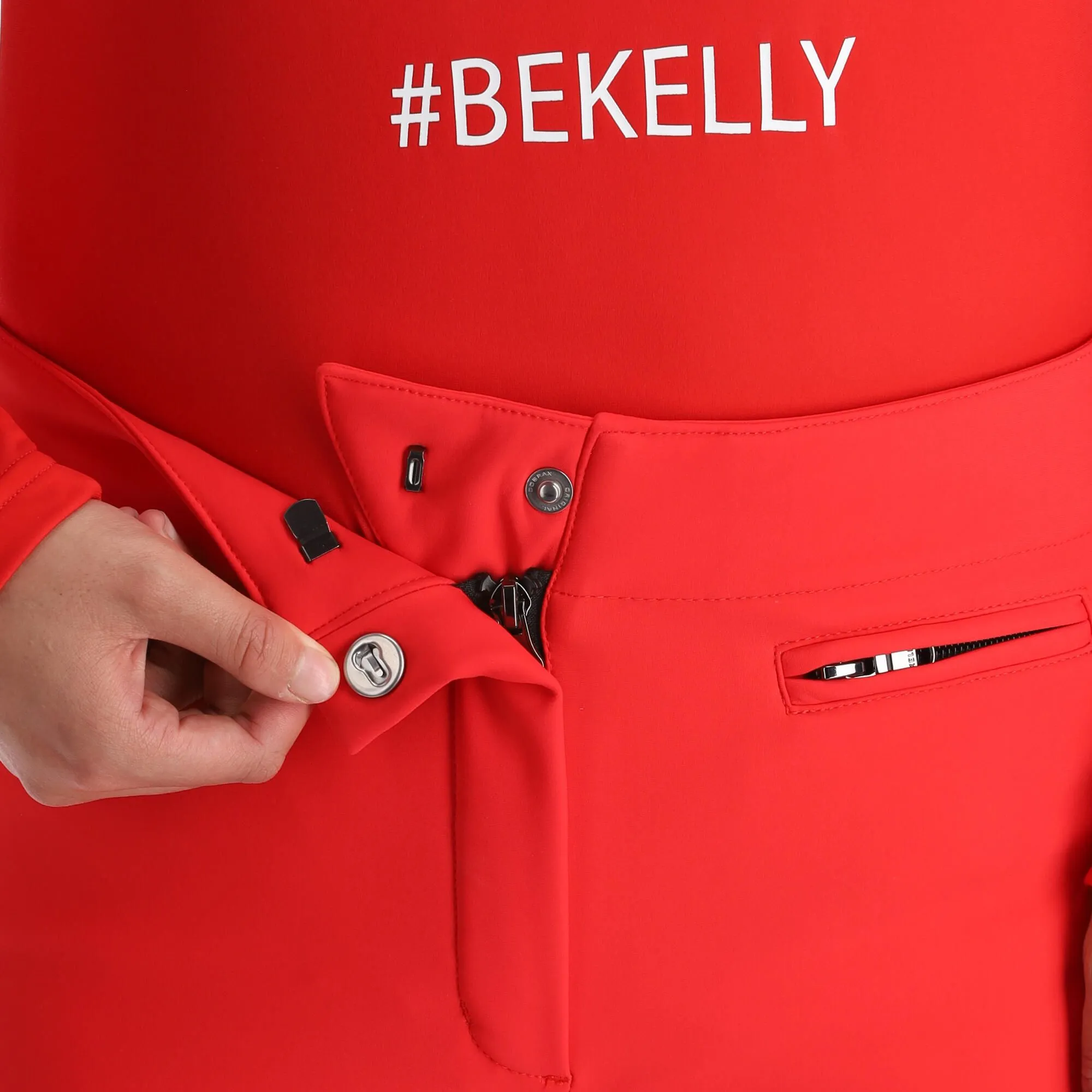 Kelly, Softshell Pants Pantalon De Ski En Softshell Femmes Rouge 6 Kelly, Softshell Pants Pantalon De Ski En Softshell Femmes Rouge – Image 4