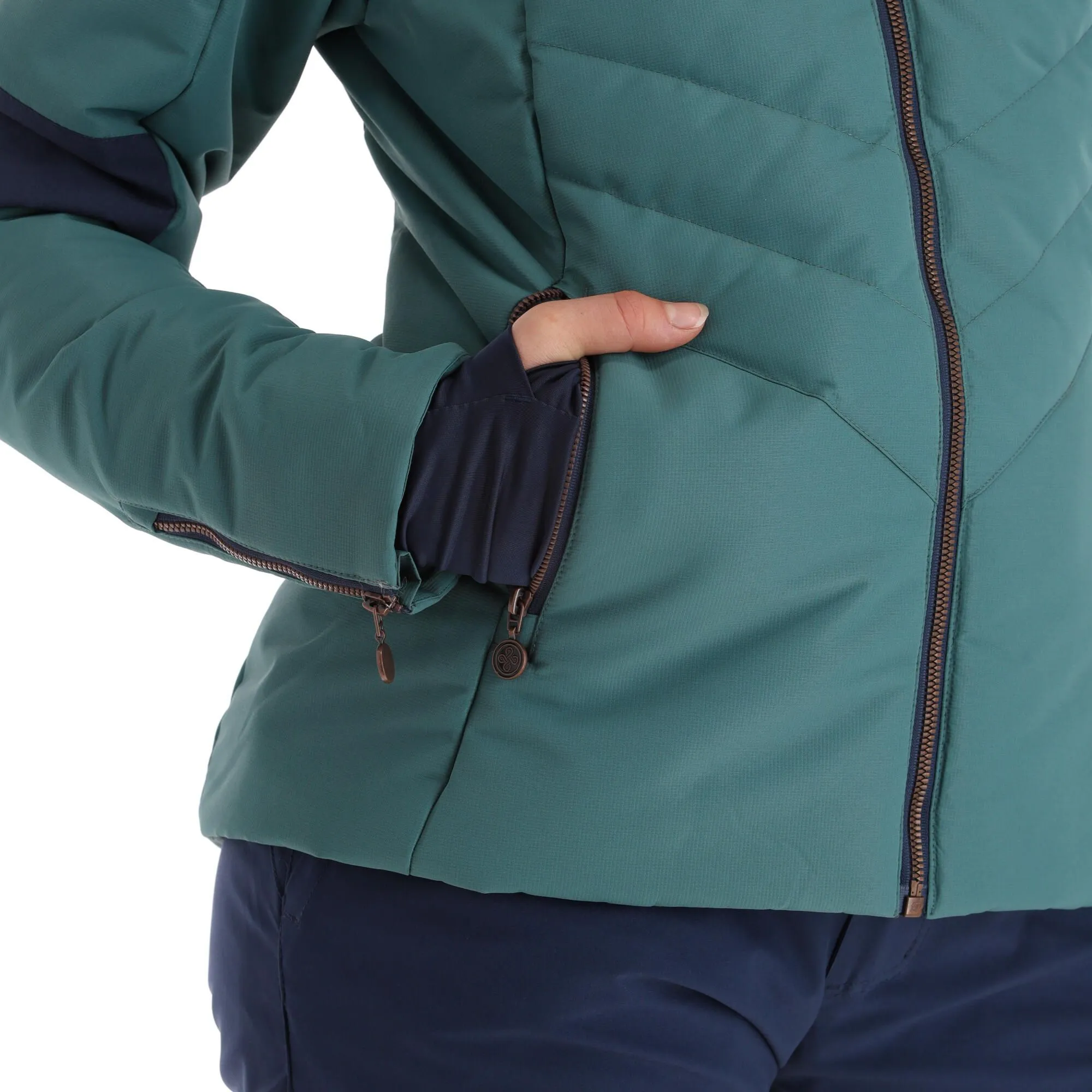 Kilpi, Alisia-W Veste De Ski Femmes Dark Vert 9 Kilpi, Alisia-W Veste De Ski Femmes Dark Vert – Image 7