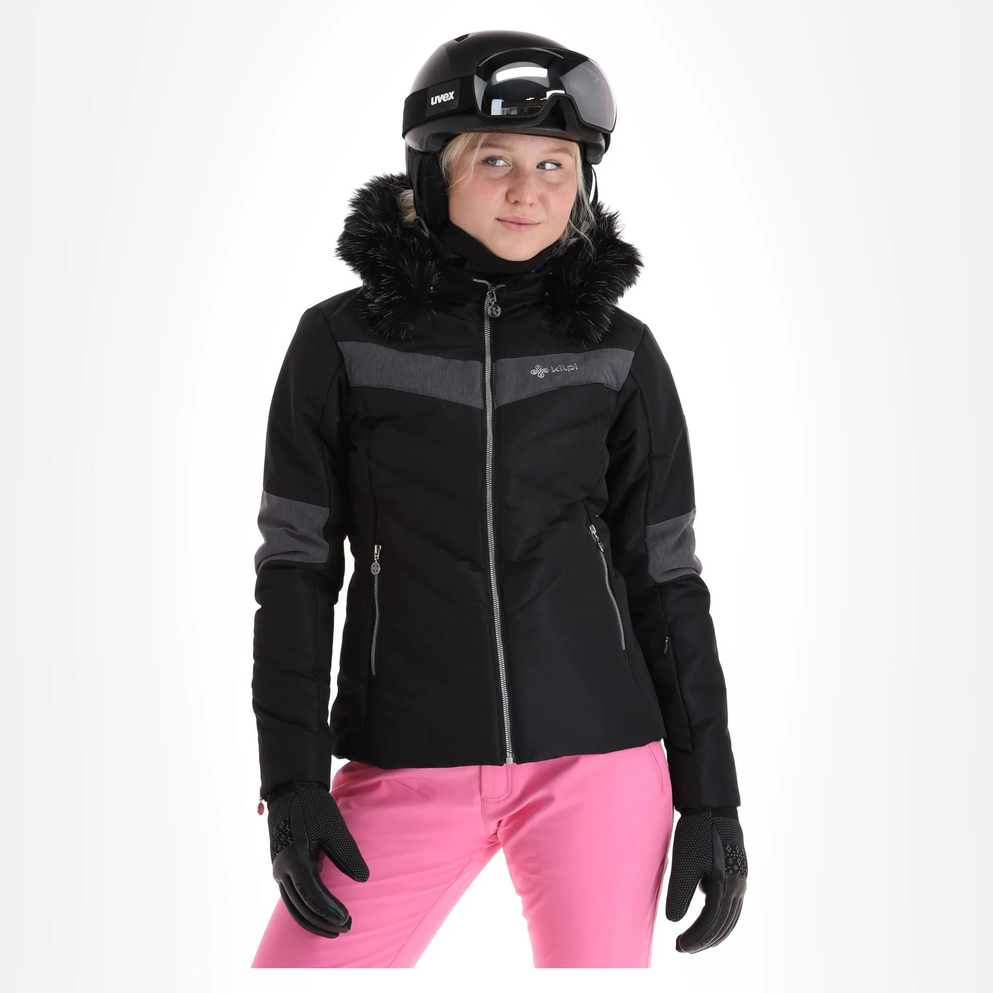 Kilpi, Alisia-W Veste De Ski Femmes Noir 3 Kilpi, Alisia-W Veste De Ski Femmes Noir