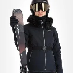 Kilpi, Carrie-W Veste De Ski Femmes Noir 15 Kilpi, Carrie-W Veste De Ski Femmes Noir -ColourWear Soldes kilpi carrie w aa jas gevoerd dames zwart 22kilpi107v1 BI 05