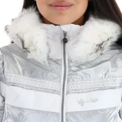 Kilpi, Dalila-W Veste De Ski Femmes Blanc -ColourWear Soldes kilpi dalila w aa jas gevoerd dames wit 22kilpi110v1 BI 07