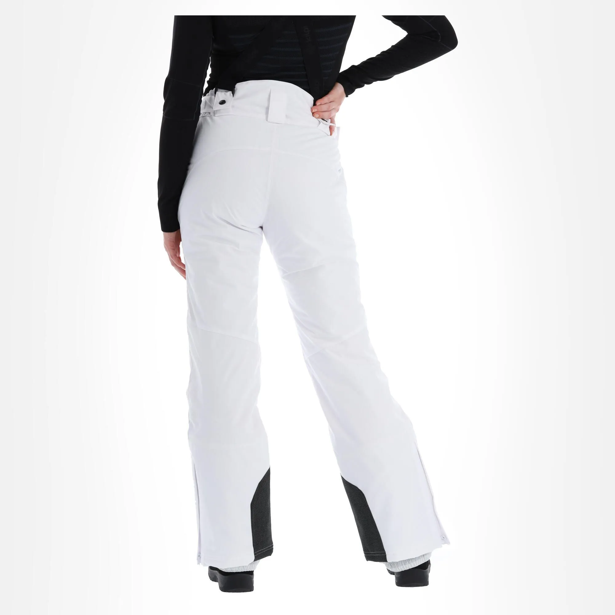 Kilpi, Elare-W Pantalon De Ski Femmes Blanc 4 Kilpi, Elare-W Pantalon De Ski Femmes Blanc – Image 2