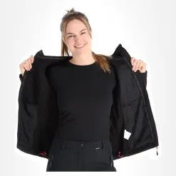 Kilpi, Elia Veste De Ski Softshell Femmes Noir -ColourWear Soldes kilpi elia softshell jas dames zwart SAC27kils82a BI 05