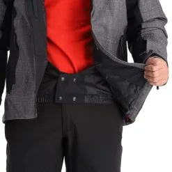 Kilpi, Flip-M Veste De Ski Hommes Dark Gris -ColourWear Soldes kilpi flip m aa jas gevoerd heren dark grijs 22kilpi141v1 BI 08