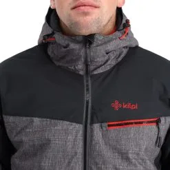 Kilpi, Flip-M Veste De Ski Hommes Dark Gris -ColourWear Soldes kilpi flip m aa jas gevoerd heren dark grijs 22kilpi141v1 BI 09