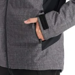 Kilpi, Flip-M Veste De Ski Hommes Dark Gris -ColourWear Soldes kilpi flip m aa jas gevoerd heren dark grijs 22kilpi141v1 BI 11