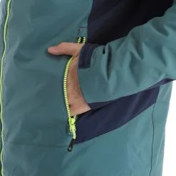 Kilpi, Flip-M Veste De Ski Hommes Dark Vert -ColourWear Soldes kilpi flip m aa jas gevoerd heren dark groen 22kilpi141v3 BI 11