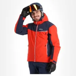 Kilpi, Flip-M Veste De Ski Hommes Rouge -ColourWear Soldes kilpi flip m aa jas gevoerd heren rood 22kilpi141v2 BI 04