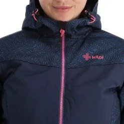 Kilpi, Flip-W Veste De Ski Femmes Dark Bleu -ColourWear Soldes kilpi flip w aa jas gevoerd dames dark blauw 22kilpi108v3 BI 07
