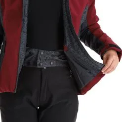 Kilpi, Flip-W Veste De Ski Femmes Dark Rouge -ColourWear Soldes kilpi flip w aa jas gevoerd dames dark rood 22kilpi108v1 BI 07